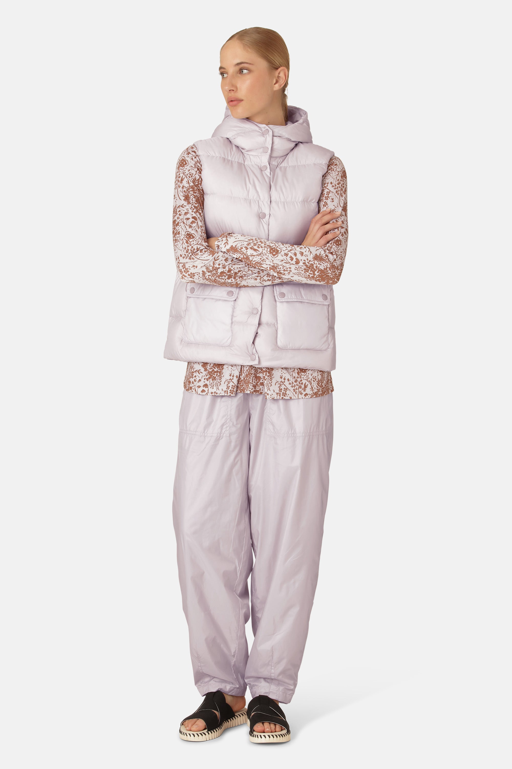 Ilse Jacobsen Hornbæk Outerwear Daunenweste Puffer vest 549 Concrete